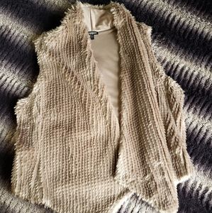 Express Faux Fur Vest